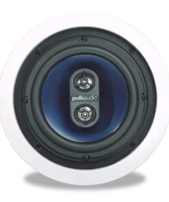 Alternative view of Polk Audio RC6s In-Ceiling 6.5" Stereo-Speaker | Dual Channel from a Single Location | Perfect for Damp and Humid Indoor/Outdoor Placement - Bath, Kitchen, Covered Porches (White, Paintable-Grille) Speaker