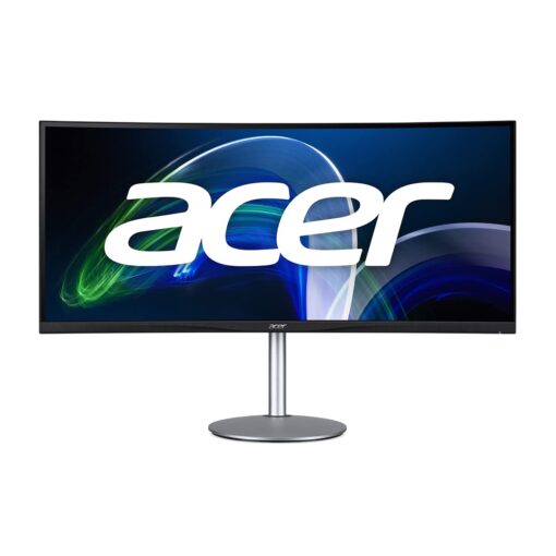 Acer CB382CUR bmiiphuzx 37.5" 2300R Curved Zero-Frame QHD+ (3840 x 1600) UltraWide IPS Monitor | AMD FreeSync | Up to 75Hz | 1ms VRB | DCI-P3 95% | 1 x USB 3.1 (Type-C), 2 x HDMI 2.0 Ports & 1 x DP Type C KVM 37.5-inch