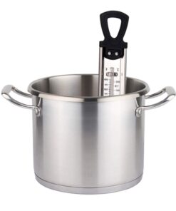 Candy Thermometer Deep Fry/Jam/Sugar/Syrup/Jelly Thermometer with Hanging Hook & Pot Clip Stainless Steel Cooking Food Thermometer Quick Reference Temperature Guide,Black Candy Thermometer-Black 23 51YsFCvnRvL 1