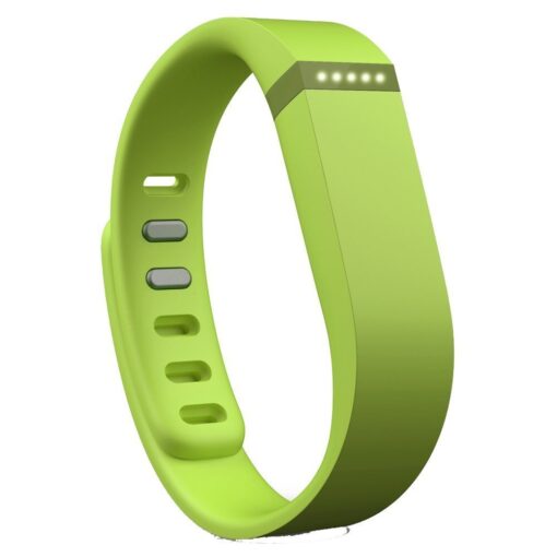 Flex Wireless Activity + Sleep Wristband Lime Green Two wristbands included, Large (6.5 - 7.9 in) and Small (5.5 - 6.5 in)