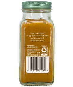 Alternative view of Simply Organic Ground Turmeric Root, Certified Organic | 2.38 oz | Curcuma longa L. 1
