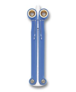 Spyderco BaliYo - High Performance Heavy Duty Space Pen with Weighted Twin Handles for Dynamic Flipping and Twirling Tricks - Made in the USA - YUS Model Blue/White 5 51YxzT2gUAL