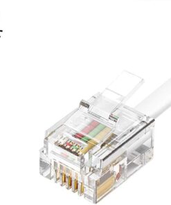 URBEST 2 pcs rj11 male to female two way telephone splitter converter cable 12 51YzJvhBiNL