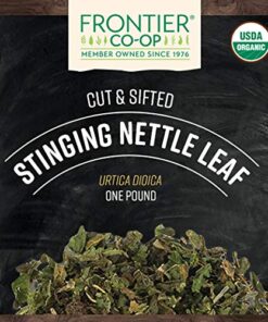 Frontier Co-op Organic Cut & Sifted Stinging Nettle Leaf 1lb | Pack of 2 16 Ounce (Pack of 2) 9 51Z00R5n2qL