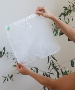Pro Quality Nut Milk Bag - Big 12"X12" Bags - Commercial Grade Reusable All Purpose Strainer - Food Grade BPA-Free Ultra Strong Fine Mesh Nylon - Almond Milk, Juices, Cold Brew - Free Recipes 1 24 51Z8YhaP5QL