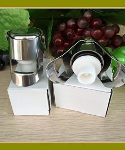 Dsmile Super Seal Champagne Stopper,Set of 5 Silver*5 8 51ZAQTdSMlL