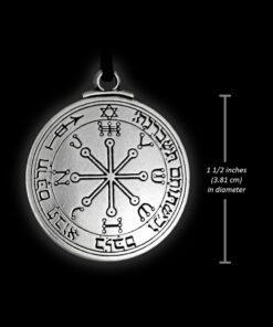 Pewter Key of Solomon Pentacle of Mars Talisman Pendant 8 51ZEa1JyJyL