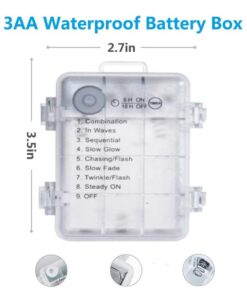 TingMiao Fairy Lights 33ft 100 LED String Lights Battery Operated with Remote Waterproof Copper Wire Lights for Indoor Decorative Lights Warm White 28 51ZGO16HBTL