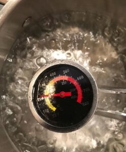 DOZYANT BBQ Charcoal Grill Smoker Temperature Gauge Pit Barbecue Thermometer Fahrenheit and Heat Indicator for Meat Cooking Port Lamb Beef, Stainless Steel Temp Gauge 2.38" 37 51ZLfZJPGL