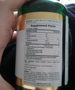 Nature's Bounty Fish Oil, Supports Heart Health, 1200 Mg, Rapid Release Softgels, 200 Ct 30 51ZMPgk5DeL