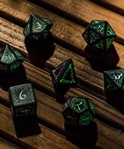 Elvish Dice Black/Glow-in-the-Dark (7) Board Game 8 51ZSgA2tNfL