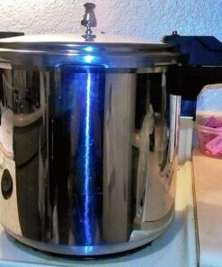 Mirro - 7114000221 Mirro 92122A Polished Aluminum 5 / 10 / 15-PSI Pressure Cooker / Canner Cookware, 22-Quart, Silver 24 51ZT0020QJL