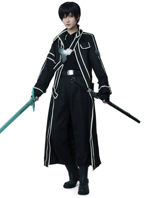 miccostumes Men's Swordsman Cosplay Costume with Belt and Accessories Medium