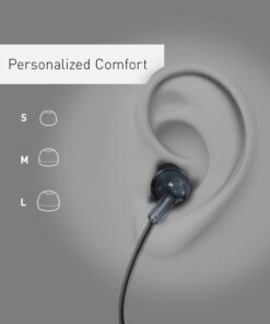 Panasonic ErgoFit Wired Earbuds, In-Ear Headphones with Dynamic Crystal-Clear Sound and Ergonomic Custom-Fit Earpieces (S/M/L), 3.5mm Jack for Phones and Laptops, No Mic - RP-HJE120-G (Green) Green 21 51ZaveYqPTL 1