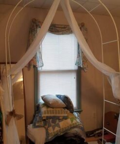 NStar Real Sized Metal Decoration Arch, White 21 51ZbjxxtFgL