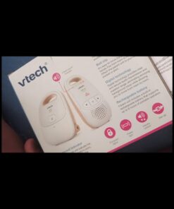 VTech DM111 Upgraded Audio Baby Monitor. 1 Parent Unit with Rechargeable Battery, Best-in-Class Long Range, Digital Wireless Transmission, Crystal-Clear Sound, Plug & Play, Sound Indicator & Alerts Audio Monitor with 1 Parent Unit 45 51ZdQ3tlNL