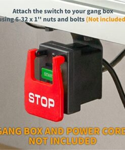 POWERTEC 71007 110 V to 220V Paddle Switch for Power Tools fits Table Saw, Router Table, Drill Press, Bench Saw, Band Saw 36 51ZdyVY0K5L