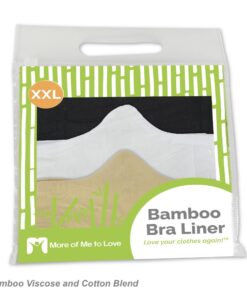 Antibacterial Bamboo & Cotton Bra Liner (9-pk) No irritation, rash guard Medium Black, White, Beige 14 51ZeN5sZzqL