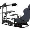 Volair Sim Universal Flight or Racing Simulation Cockpit Chassis with Triple Monitor Mounts 50 51ZihaXoWL 1