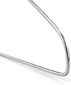 HANGERWORLD Silver Metal Wire Clothes Hangers 16inch 13 Gauge Clothes Garment Coat Hanger (20 Pack) 20 10 51ZlqG4FyL