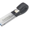 SanDisk iXpand Flash Drive 64GB for iPhone and iPad, Black/Silver, (SDIX30N-064G-GN6NN) 9 51ZmlkVv0eL