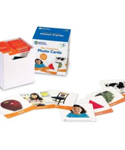Learning Resources Basic Vocabulary Photo Cards, Vocabulary/Phonics Learning, Educational Games for Kids, 156 Cards, Ages 5+ 9 51ZnNxSrWJL