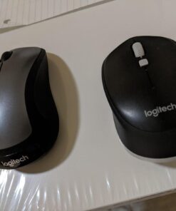Logitech M535 Bluetooth Mouse Compact Wireless Mouse with 10 Month Battery Life Works with Any Bluetooth Enabled Computer, Laptop or Tablet Running Windows, Mac OS, Chrome or Android, Gray - Black 39 51ZonoVNxvL