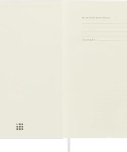 Moleskine Classic Notebook, Hard Cover, Large (5" x 8.25") Ruled/Lined, White, 240 Pages 12 51ZoubG5j3L