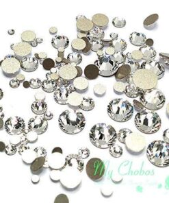 Alternative view of Crystal-Wholesale Swarovski Clear CRYSTAL (001) 2058/2088 Crystal Fatbacks Rhinestones Nail Art Mixed With Sizes Ss5, Ss7, Ss9, Ss12, Ss16, Ss20, Ss30, 144 Piece