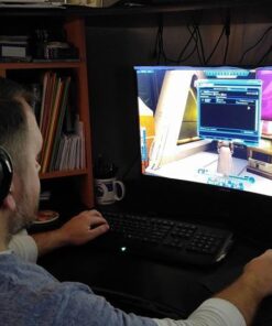 SAMSUNG 27" CF39 Series FHD 1080p Curved Computer Monitor, Ultra Slim Design, AMD FreeSync, 4ms response, HDMI, DisplayPort, VESA Compatible, Wide Viewing Angle, LC27F398FWNXZA, Black 27-Inch DP/HDMI 41 51ZvtbI0R9L