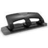 Swingline 3 Hole Punch, Desktop Puncher for Binder, 20 Sheet Punch Capacity, SmartTouch, Black/Silver (74133) 4 51a LCD1jIL
