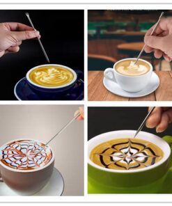 38 Coffee Decorating Stencils, Magnoloran Coffee Art Stencils Barista Template for All Kinds of Mousse, Cup Cake, Birthday Cake, Coffee + 1 Piece Coffee Latte Art Pen 38 Coffee Stencils+ 1 Coffee Latte Art Pen 23 51a0L55er3L