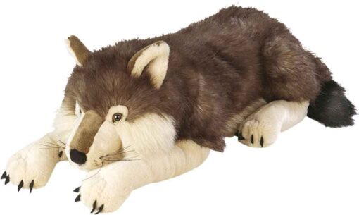 Wild Republic Jumbo Wolf Plush, Giant Stuffed Animal, Plush Toy, Gifts for Kids, 30 Inches Single