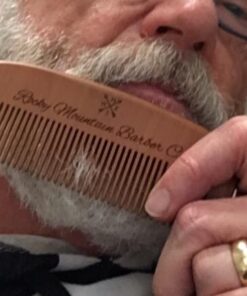 Hair Comb - Wood with Anti-Static & No Snag Handmade Brush for Beard, Head Hair, Mustache with Design in Gift Box 46 51aE2xYXEKL 1