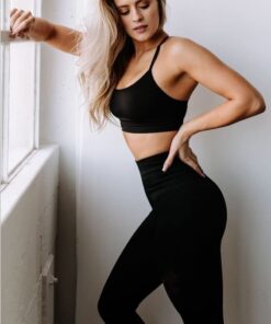 Soft Leggings for Women - High Waisted Tummy Control No See Through Workout Yoga Pants 1-black Small-Medium 19 51aESOy8tiL