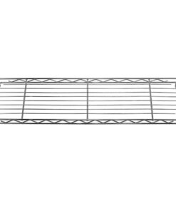 Alternative view of Shelving Inc. 8" d x 30" w Chrome Wire Shelving with 3 Tier Shelves, Weight Capacity 800lbs Per Shelf 8" d x 30" w x 34" h