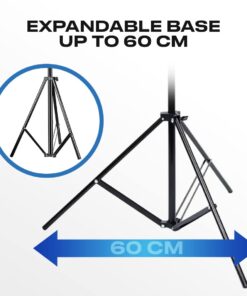 Skywin VR Tripod Stand (Black) - HTC Vive Compatible Sensor Stand and Base Station for Vive Sensors or Oculus Rift Constellation (2 Pieces) 1 Pack Black 26 51aEhrbFaHL