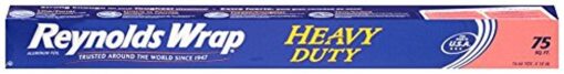 Reynolds Wrap Heavy Duty Aluminum Foil, 75 Square Feet 4 Count (Pack of 1)