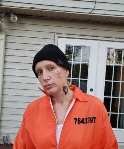 Thug Ink Temporary Tattoos - Volume I - 10 Temporary Tattoos ~ Face Tattoos ~ Teardrop, Cross, Praying Hands, etc~ Thug Life ~ Fake Tattoos ~ Water-transfer Tattoos 28 51aN3dtALVL