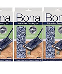 3 Pack Bona Dusting Pad | Designed on Hardwood, Stone, Tile and Laminated Floors | 4