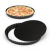 Gutsdoor Tart Pan 10 Inch with Removable Bottom Nonstick Quiche Pan Round Pie Pans for Baking 49 51aOJpBZZXL