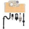Hipa Air Filter + Spark Plug + Fuel/Oil Line Filter for STHIL 029 039 MS290 MS310 MS390 Chainsaw 64 51aOrZUs4 L