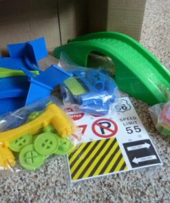 Mindscope Twister Trax Neon Glow in The Dark Track & Accessory Set w/Bridge & Tunnel 50 51aW1RTcYGL