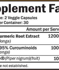 Turmeric Curcumin with BioPerine – 60 Capsules – Turmeric Root Extract, 95% Standardized Curcuminoids, Black Pepper Extract – Antioxidant & Joint Support 10 51aYSNkSoML 1