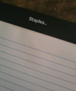 Alitte Legal Notepads 8.5 x 11, Pack of 12 - Perforated Wide Ruled Writing Pad - Premium Thick Paper, No Ink Bleeding - Blank Legal Pads For Home, Office, School, Business - 50 Sheets Per Notebook 12 Pack White 15 51abt2bF4XL