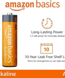 Alternative view of Amazon Basics 48-Pack AA Alkaline High-Performance Batteries, 1.5 Volt, 10-Year Shelf Life 48 Count (Pack of 1)