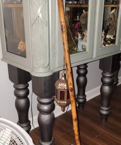 Alternative view of Whistle Creek 59" Hickory Hiking Staff - Tall (for People 5' 9" - 6' 2")