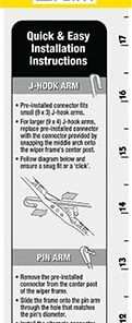 Rain-X RX30226 WeatherBeater All-Season OEM Quality Conventional Windshield Wiper Blade - 26" (Pack of 1) 26" Single 9 51ajtvZilEL