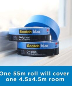 Alternative view of ScotchBlue Original Multi-Surface Painter's Tape, Blue, Paint Tape Protects Surfaces and Removes Easily, Multi-Surface Painting Tape for Indoor and Outdoor Use, 1.41 Inches x 60 Yards, 1 Rolls