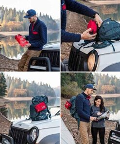 Surviveware Comprehensive Premium First Aid Kit Emergency Medical Kit for Trucks, Cars, Camping, Office and Sports and Outdoor Emergencies - Small 100 Piece Set Regular 42 51aqj9H7hPL